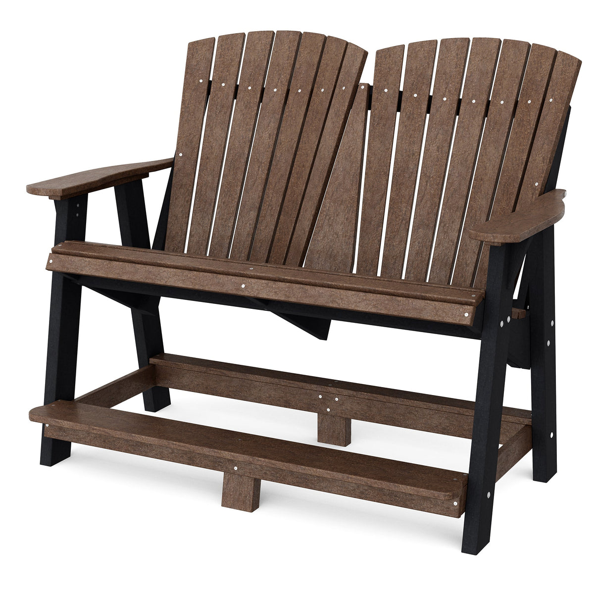 Heritage Double High Adirondack Garden Bench