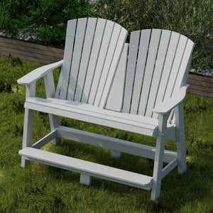 Heritage Double High Adirondack Garden Bench
