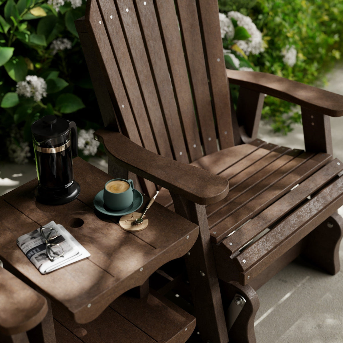 Heritage Double Rock-a-Tee Bench Garden Bench