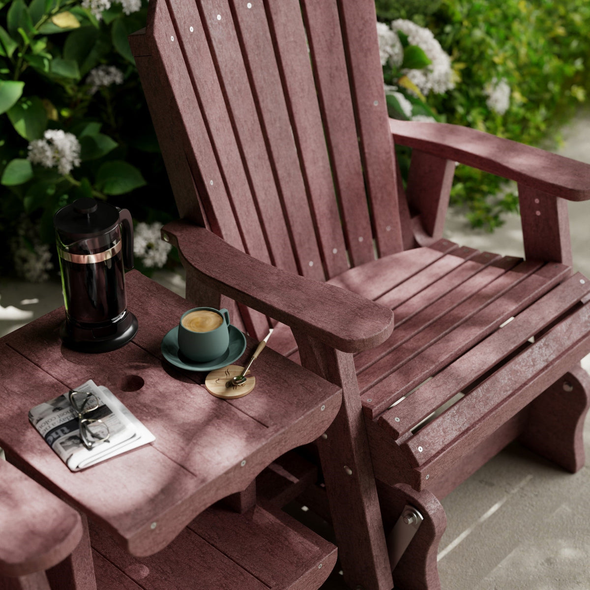 Heritage Double Rock-a-Tee Bench Garden Bench
