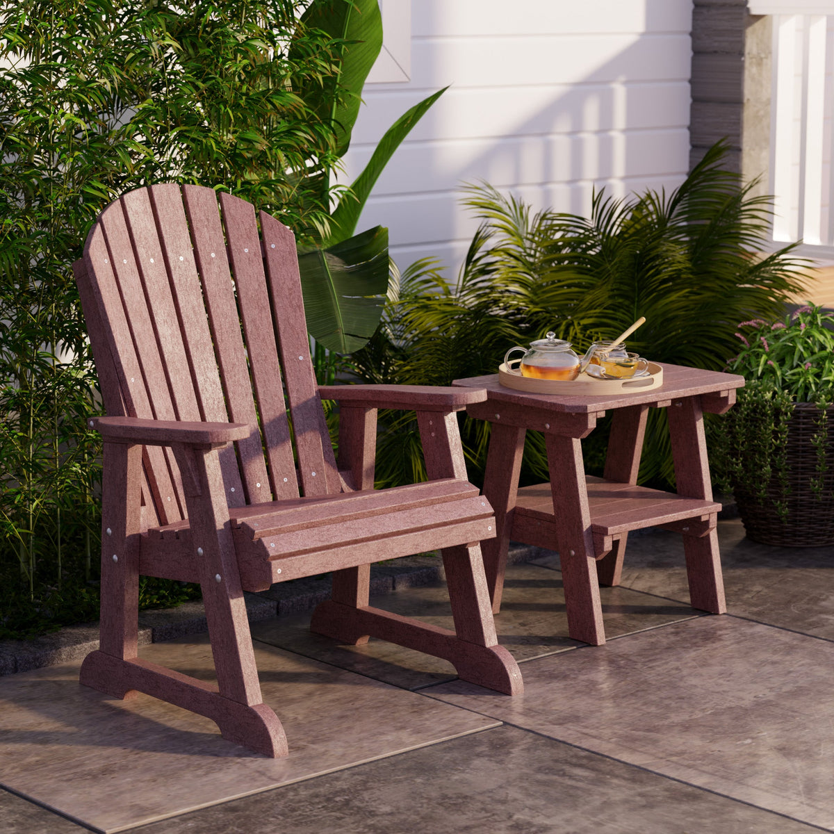 Heritage High Fan Back Chair Outdoor Chair
