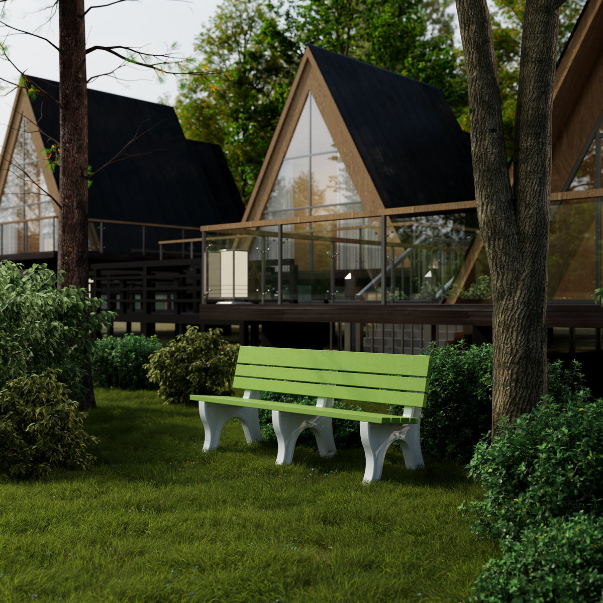 Heritage Park Benches, 4' and 6' Garden Bench
