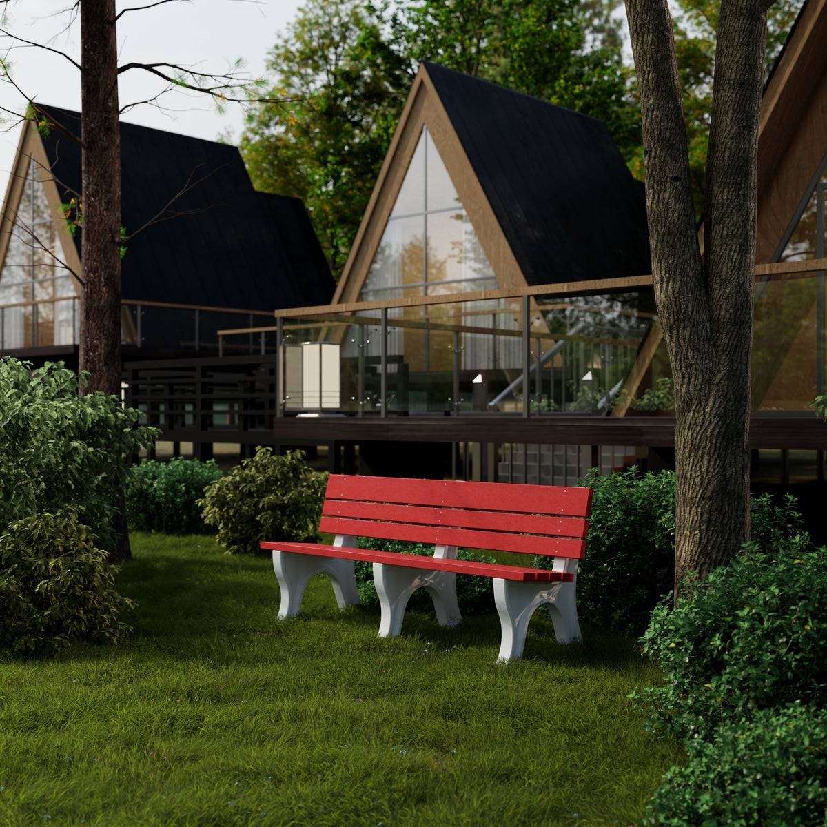 Heritage Park Benches, 4' and 6' Garden Bench