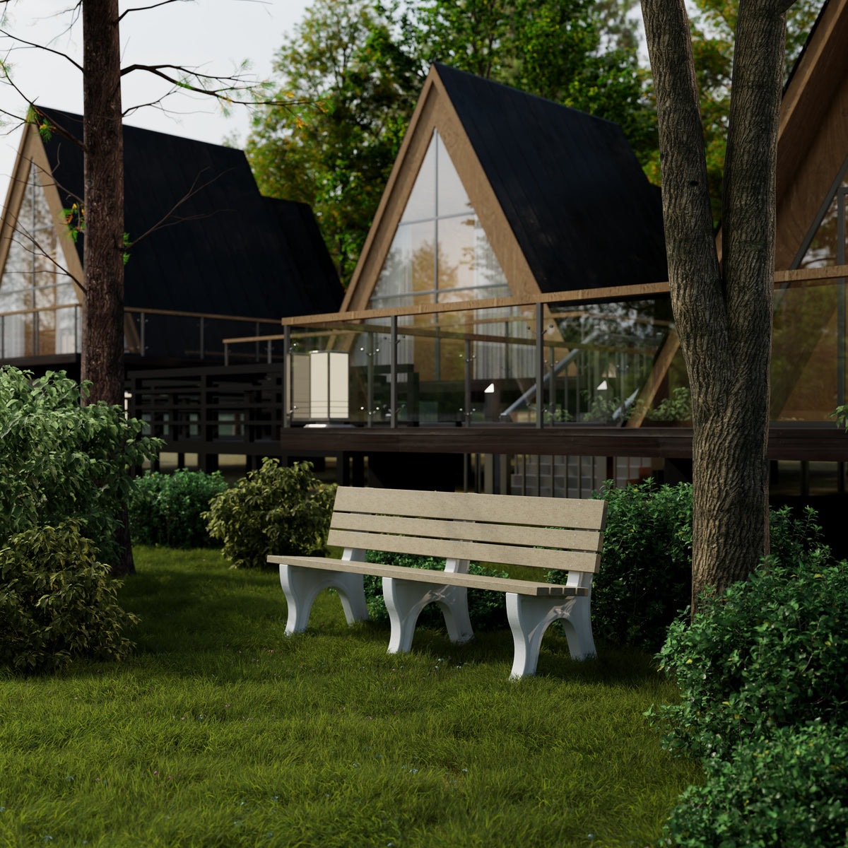Heritage Park Benches, 4' and 6' Garden Bench