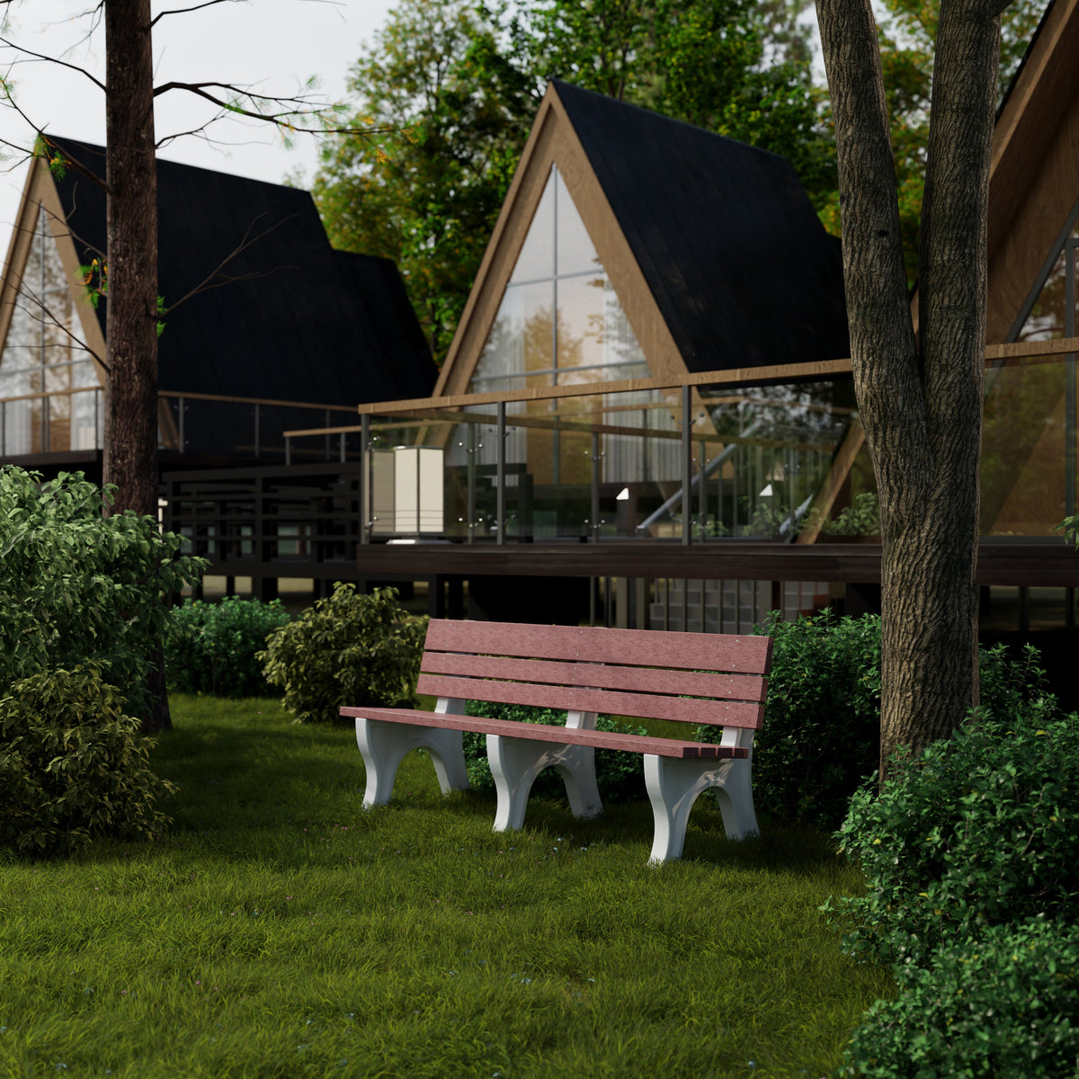 Heritage Park Benches, 4' and 6' Garden Bench