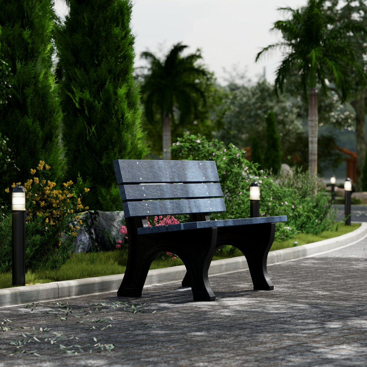 Heritage Park Benches, 4' and 6' Garden Bench