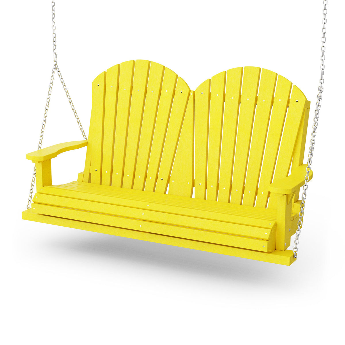Heritage Two Seat Swing Porch Swing Lemon Yellow / Same Color