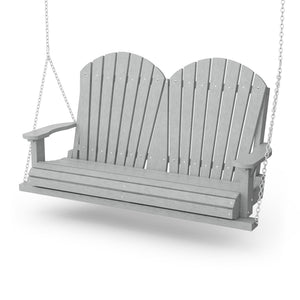 Heritage Two Seat Swing Porch Swing Light Gray / Same Color