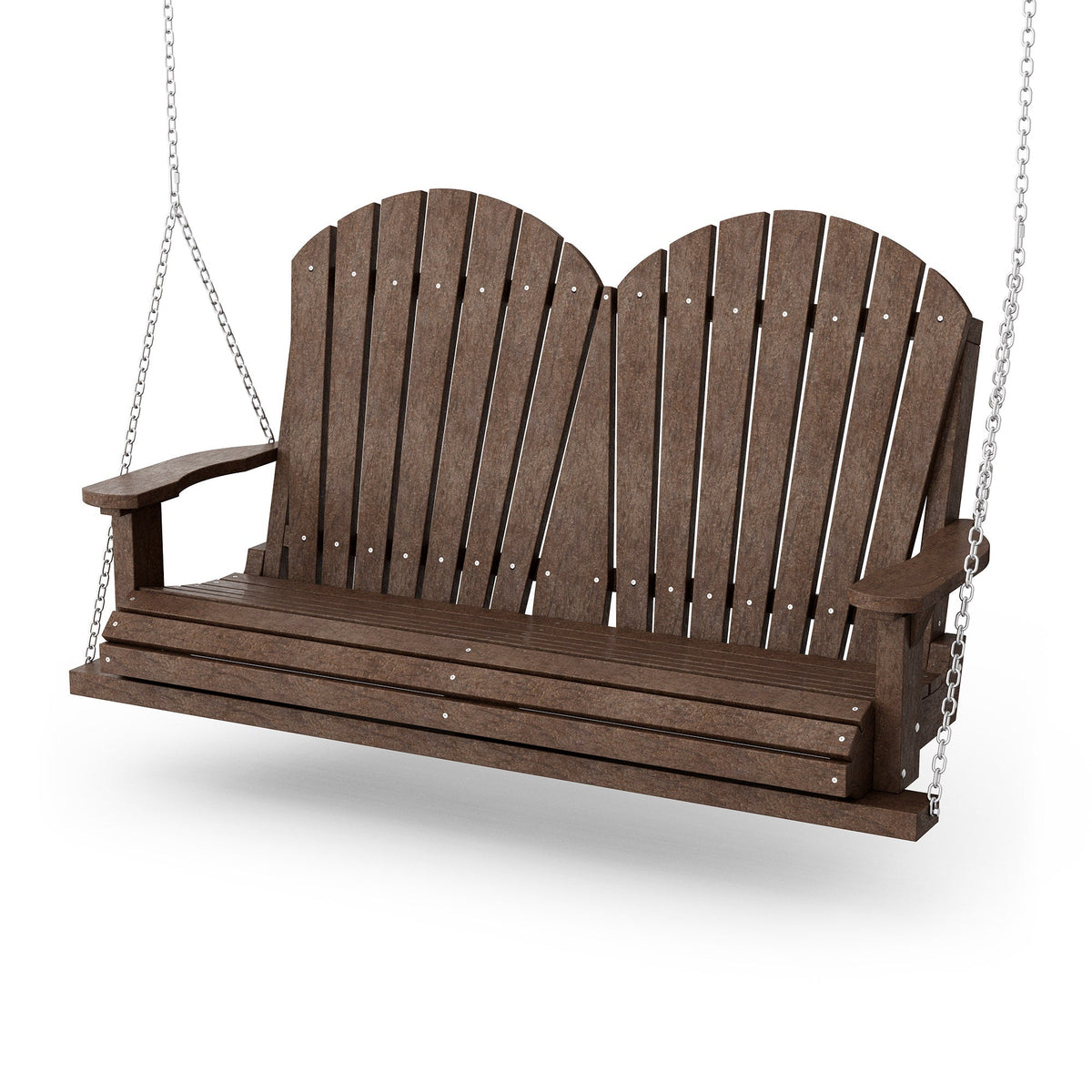 Heritage Two Seat Swing Porch Swing Tudor Brown / Same Color