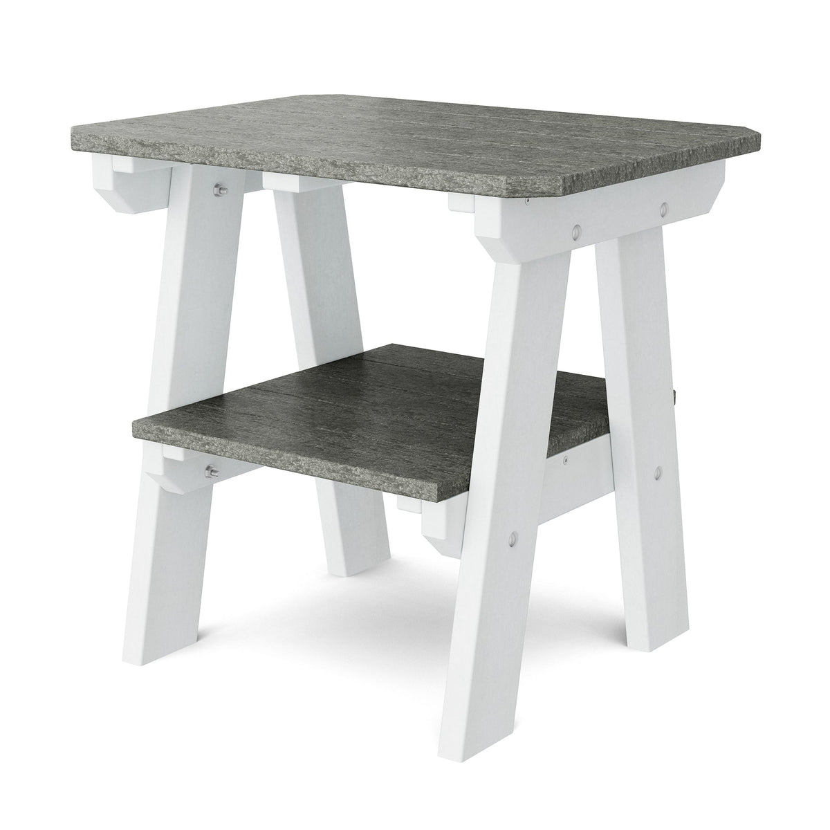 Heritage Two Tier End Table Outdoor Table