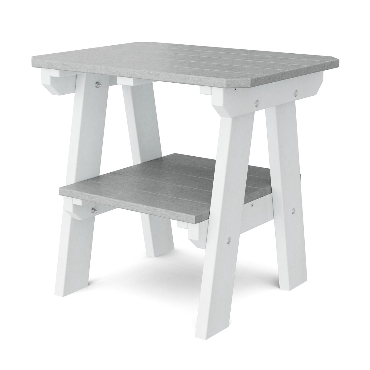 Heritage Two Tier End Table Outdoor Table