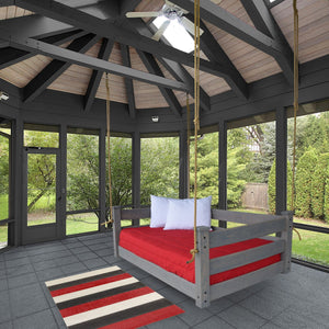 Homestead Hanging Daybed with Rope or Chain - Twin or Full Beds