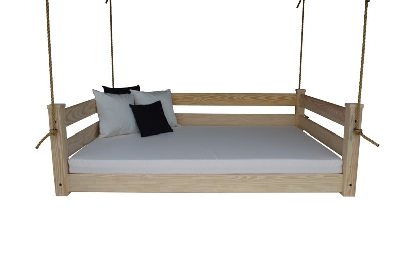 Homestead Hanging Daybed with Rope or Chain - Twin or Full Beds