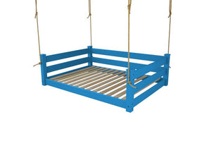 Homestead Hanging Daybed with Rope or Chain - Twin or Full Beds Full / Caribbean / Rope