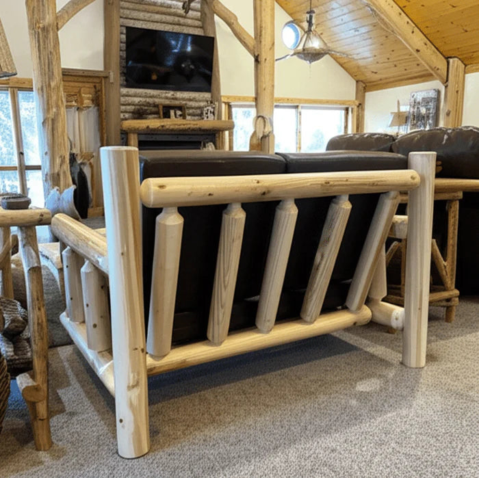 Lakeland Frontier Log Loveseat Lounge Chair