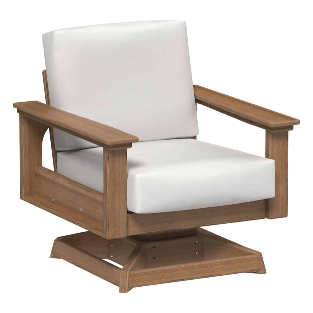 Lanai Deep Seating Swivel Rocker Porch Swing Antique Mahogany