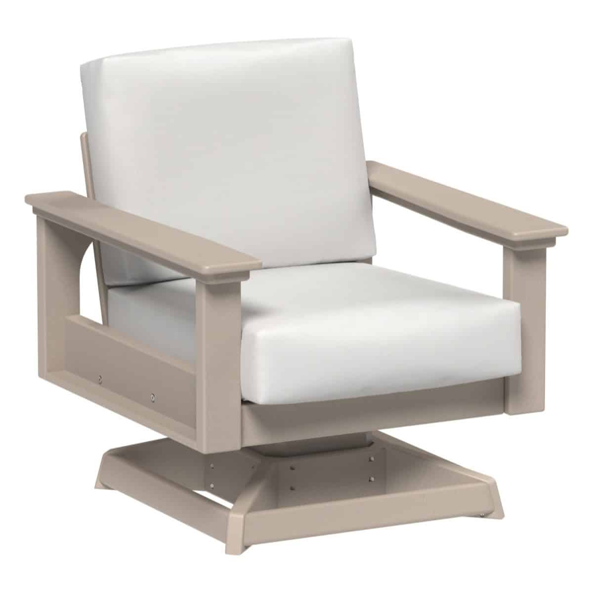 Lanai Deep Seating Swivel Rocker Porch Swing Weatherwood