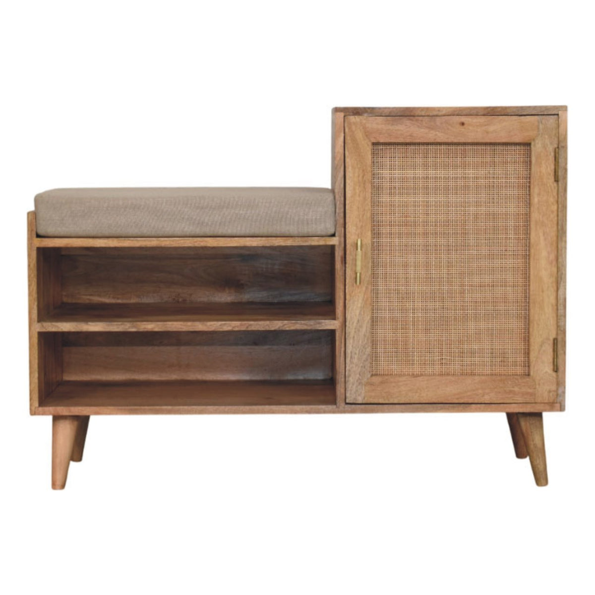 Larissa 2 Slot Hardwood Bench Unit Bench