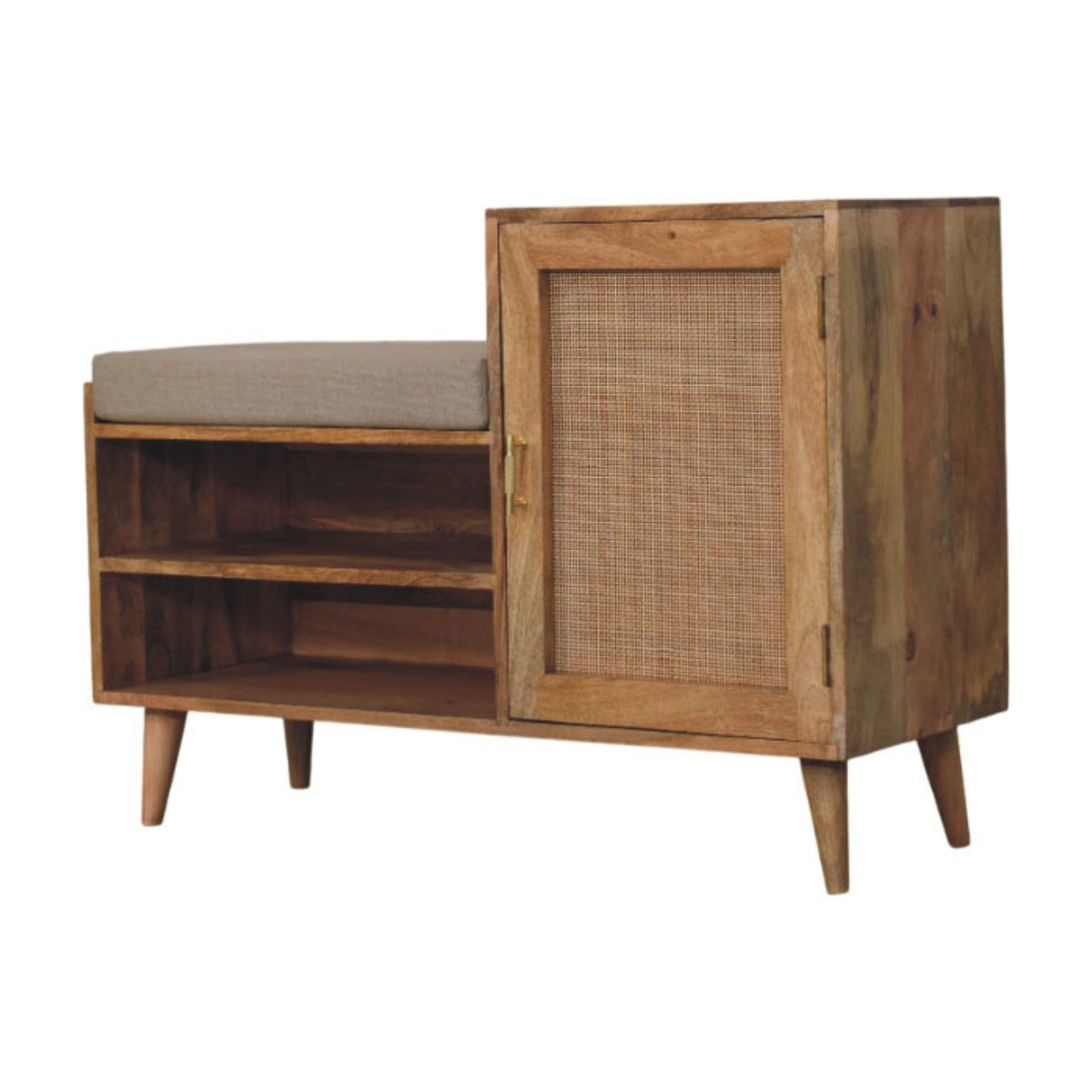 Larissa 2 Slot Hardwood Bench Unit Bench