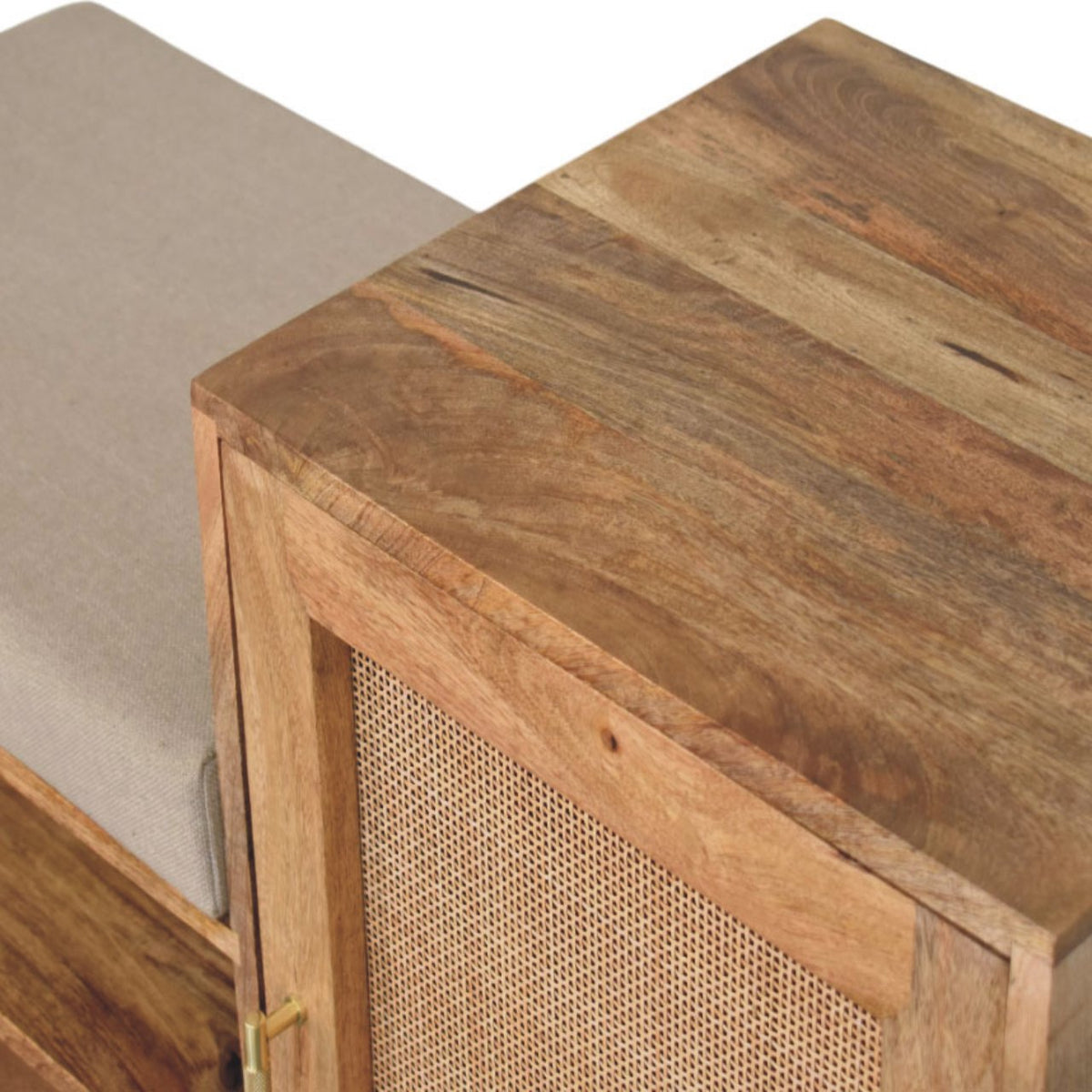 Larissa 2 Slot Hardwood Bench Unit Bench