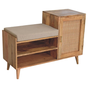 Larissa 2 Slot Hardwood Bench Unit Bench