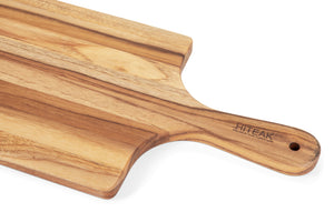 Le Charcuterie Rectangular Teak Cheese Board with Handles Board