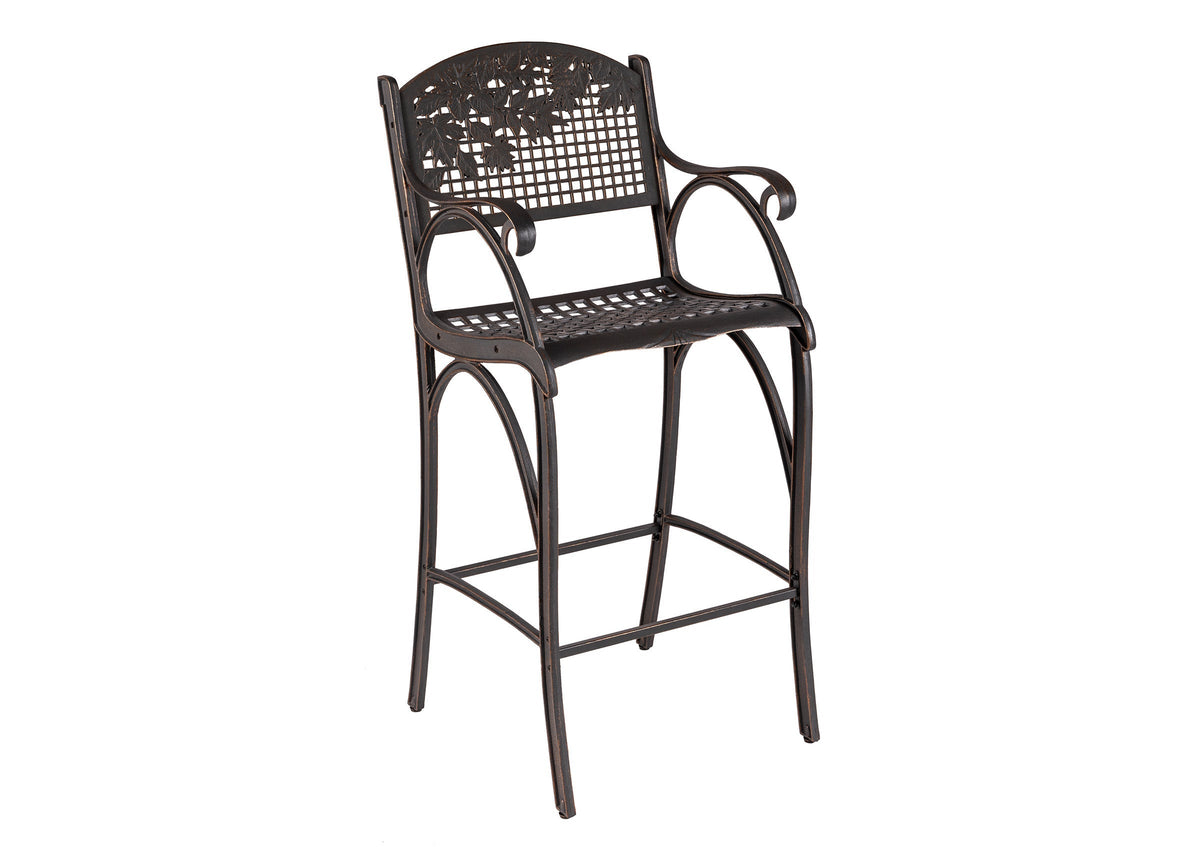 Leaves Pub Chair (Bronze) outdoor furniture