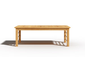 Leon Rectangular Teak Outdoor Coffee Table Outdoor Table
