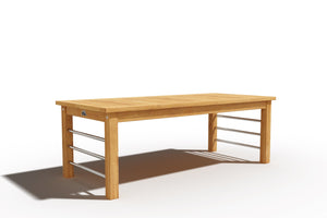 Leon Rectangular Teak Outdoor Coffee Table Outdoor Table