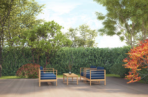 Leon Rectangular Teak Outdoor Coffee Table Outdoor Table