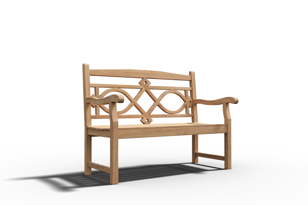 Liane 2-Person Teak Outdoor Bench Outdoor Chair