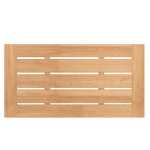 Lothair Rectangular Teak Outdoor Coffee Table Outdoor Table