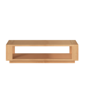 Lothair Rectangular Teak Outdoor Coffee Table Outdoor Table
