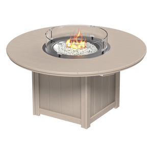 Lumin Fire Table 60" Round by LuxCraft Outdoor Table