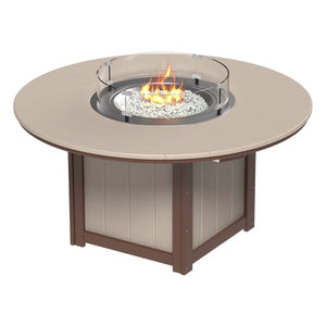 Lumin Fire Table 60" Round by LuxCraft Outdoor Table