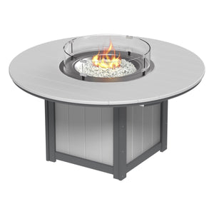 Lumin Fire Table 60" Round by LuxCraft Outdoor Table