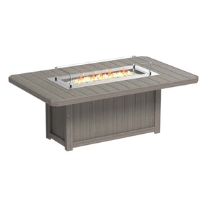 Lumin Rectangular Fire Table 79″ by LuxCraft Outdoor Table