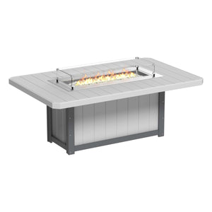 Lumin Rectangular Fire Table 79″ by LuxCraft Outdoor Table