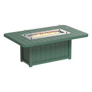 Lumin Rectangular Fire Table 79″ by LuxCraft Outdoor Table