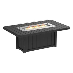 Lumin Rectangular Fire Table 79″ by LuxCraft Outdoor Table