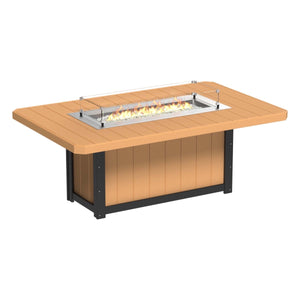Lumin Rectangular Fire Table 79″ by LuxCraft Outdoor Table