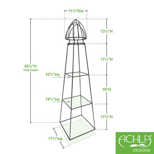 Minar Pylon by Achla Designs Minor Pylon