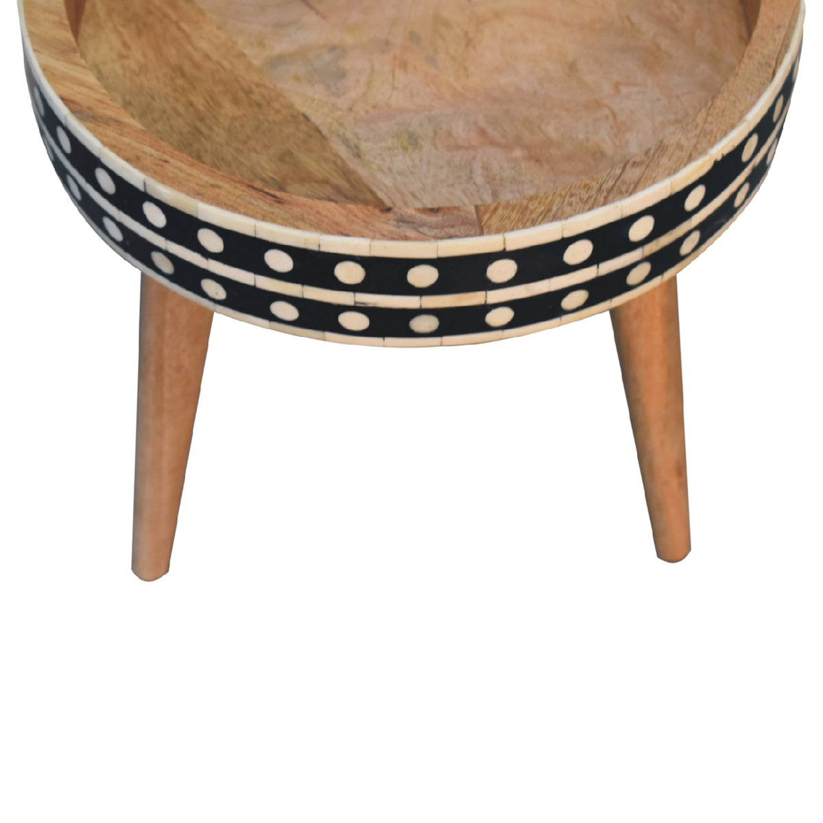 Mini Pattern Nordic End Table Bench