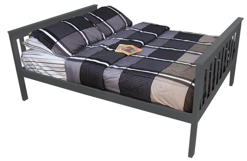 Mission Bed Beds Full / Graphite Paint