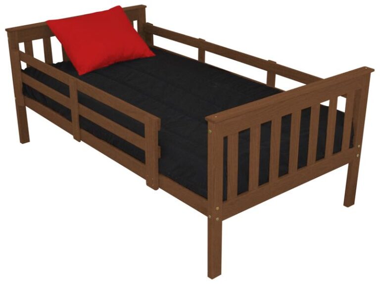 Mission Bed with Safety Rails Beds Twin / Asbury