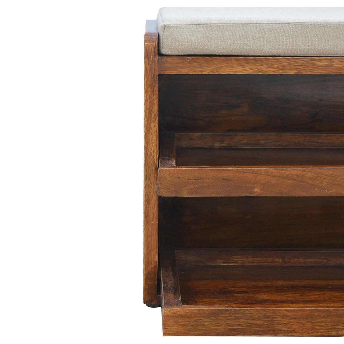 Mud Linen Shoe Bench Bench