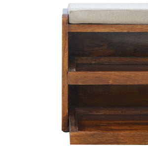 Mud Linen Shoe Bench Bench