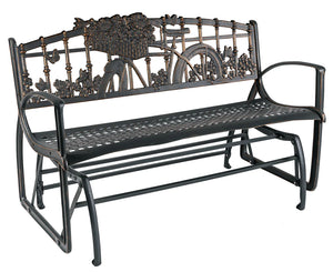 Outdoor Bicycle Glider Bench outdoor furniture