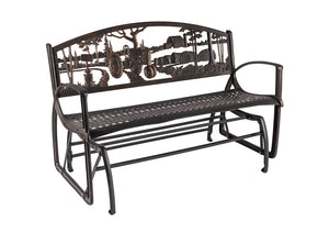 Outdoor Farmstead Glider Bench outdoor furniture