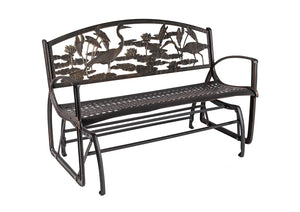 Outdoor Herons Glider Bench outdoor furniture